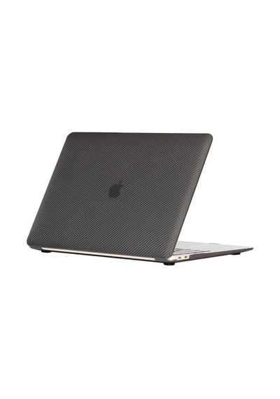 Apple Uyumlu MacBook 13.3' Air 2020 A2337 MSoft Carbon Fiber Tasarımlı Kılıf