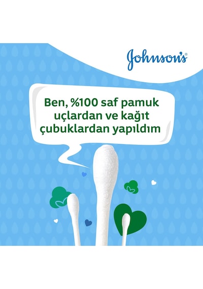 Johnson's Kulak Temizleme Pamuğu 200'lü
