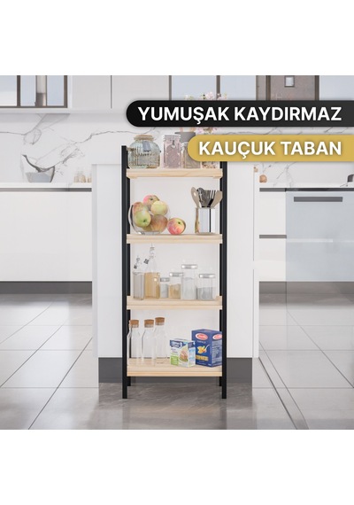 Bino Çok Amaçlı Düzenleyici Banyo Dolabı Mutfak Makyaj Rafı