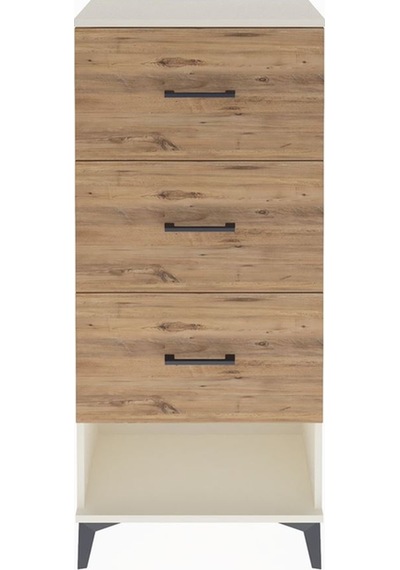 Arges Dolap 3 Çekmeceli 60x30x134 Aytaşı-çam Aytaşı