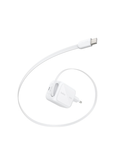 Belkin Ultracharge Usb-c Fiş Tipi Şarj Cihazı 45 W, 0,8 M Geri Çe