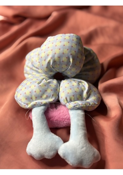 Figürlü Simit Toka - Eğlenceli Topuz Tokası - Dev Toka - Çılgın Saç Tokası Koyu Pembe
