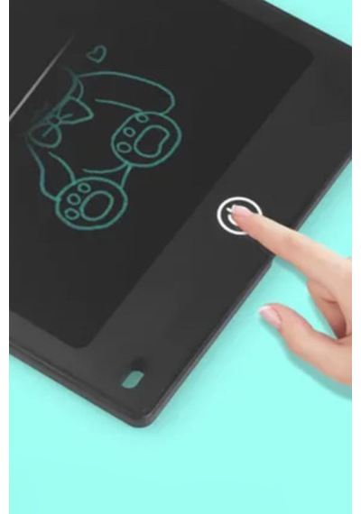 Writing Tablet Lcd 8.5 Inç Dijital Kalemli Çizim Yazı Tahtası Grafik Not Yazma Eğitim Tableti-yeşil