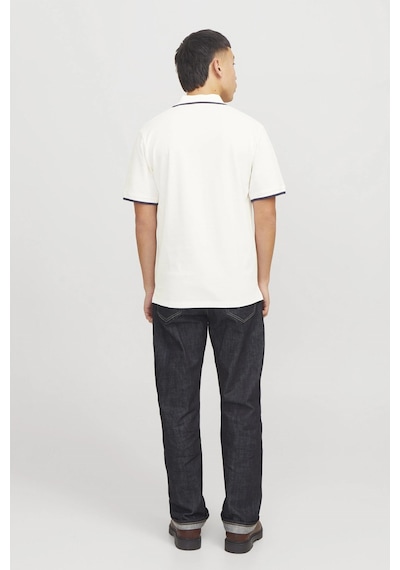 Jack & Jones Jprblualves Erkek Polo Yaka Tişört 12274681 Beyaz