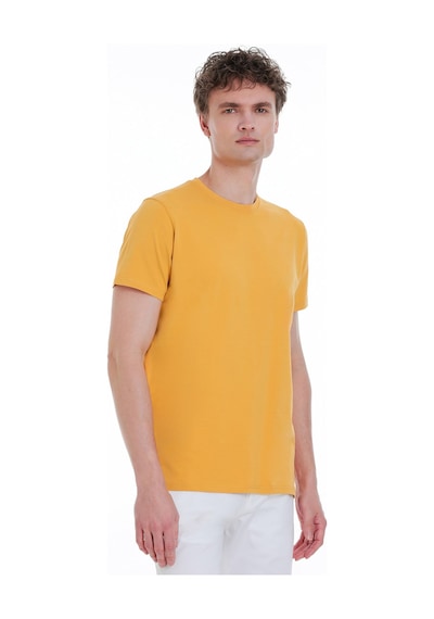 Hatemoğlu Sarı Regular Fit Bisiklet Yaka Pamuklu Tişört 1996534 Sarı-01 Hatemoğlu Sarı Regular Fit Bisiklet Yaka Pamuklu Tişört 1996534 Sarı-01
