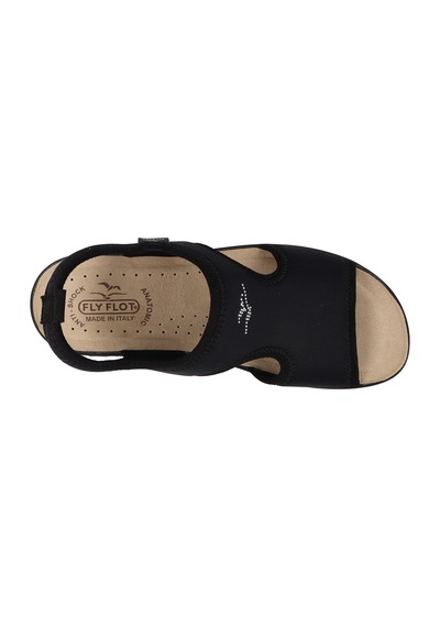 Sneaker Günlük Kadın 55 E71 La Fly Flot Cloth Sandal Black Siyah