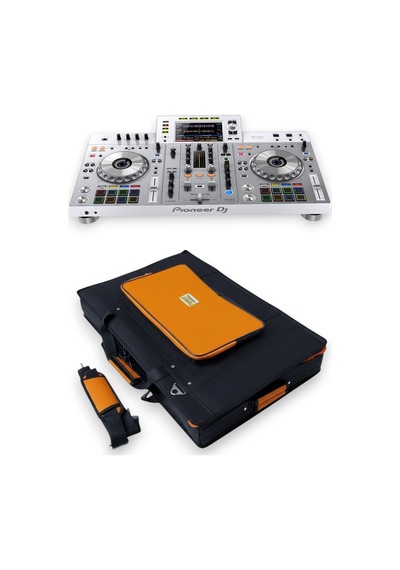 Xdj Rx2 Setup Için Uyumlu Çanta Soft Case Kılıf. Siyah Turuncu.