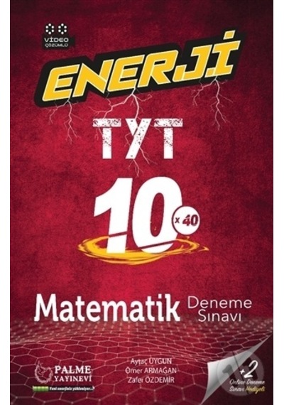 Palme Yks Tyt Enerji Matematik 10 Deneme Sınavı Video Çözümlü
