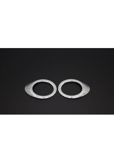 Ford Connect Uyumlu 2009-2014 Krom Sis Farı Çerçevesi 2 Parça Abs Krom Kaplama