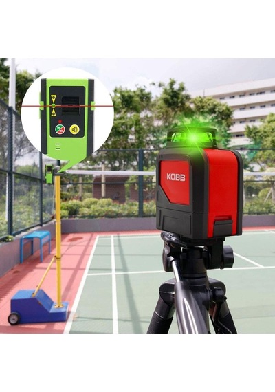 Kobb Kbl30gtp Otomatik Hizalamalı Yeşil Çapraz Çizgi Lazer Distomat + Tripod 25 M
