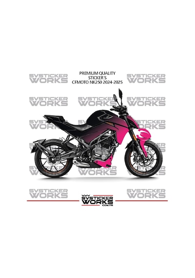Cfmoto Nk250 Gen 2 Kaplama Sticker Çift Renk Motor Kaplama Modeli Hazır Kit Yüksek Kalite 95483443