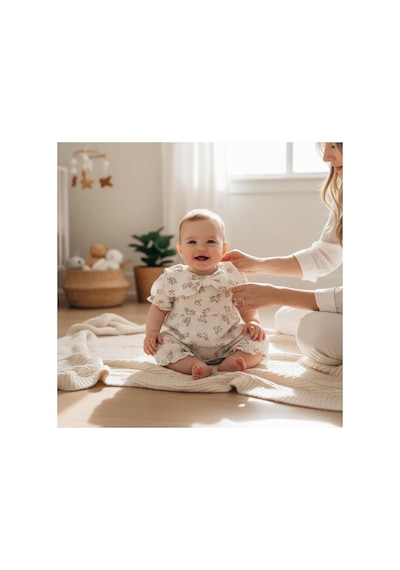 Altıntaş Baby Gold Flow Yaz Fiyonklu Tulum Yeni Sezon Vanilya Vanilya