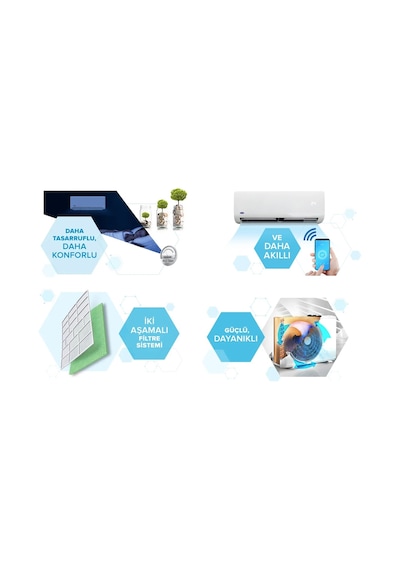 Carrier Premium Split Wifi 18000 BTU Duvar Tipi Inverter Klima