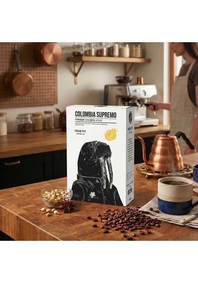 Noir Pit Coffee Co.colombia Supremo Ve Ethiopia Çekirdek Kahve 2x250 G Diğer