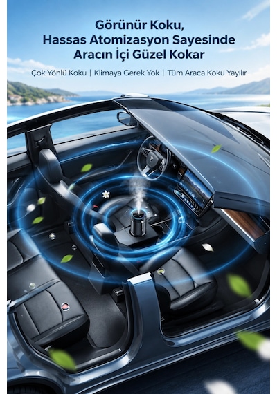 Harvox Hx-cf003 Rgb Işıklı Ve Gökyüzü Projeksiyonlu Araç Parfümü