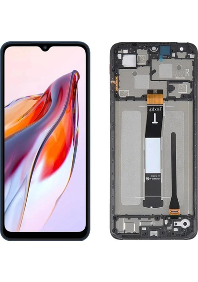 Xiaomi Uyumlu Redmi 12c Lcd Ekran Dokunmatik Siyah Çıtalı Servis