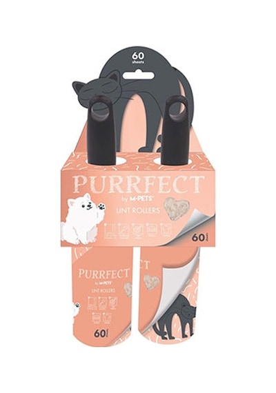M-pets Purrfect Kedi Ve Köpekler İçin Tüy Toplama Rulosu Pembe 2x60 Yaprak 244-77011.01