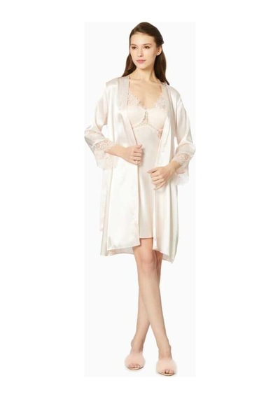Pierre Cardin 6'lı İnci Kısa Gecelik Sabahlık Çeyiz Set 6040 İnci