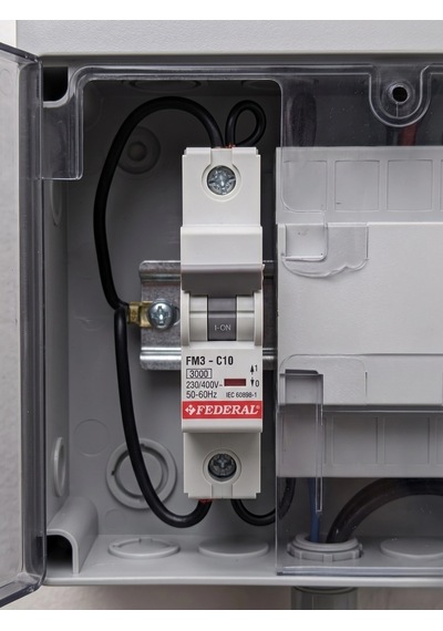 1 Adet Federal 1x10 A C Tipi 3ka Otomatik Sigorta Fm3-c 9ec-c0331-0d10 Diğer