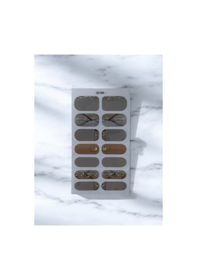 Jelüx Palette Pastel Renkli Yapışkan Tam Kaplama Jel Tırnak Seti Bakım Kiti İle 5 Boy 14 Adet 13743854