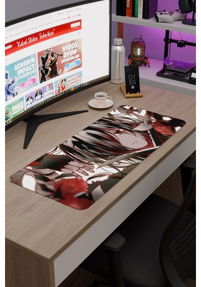 Dororo Anime V3 - 70x30 Xl Gaming Kauçuk Kaymaz Taban Mouse Pad Fare Altlığı