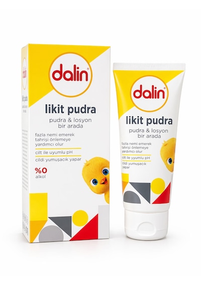Dalin Likit Pudra 100 Ml Pudra & Losyon Bir Arada Bebek Bakım Kremi