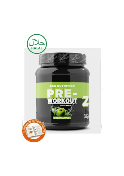 Pre Workout Yeşil Elma Aromalı 300 G