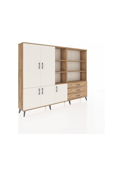 Arges Dolap 11 Raflı 3 Çekmeceli 5 Kapaklı 220x30x163 Çam-aytaşı/çam Aytası/atlas Çam - Atlas Çam Arges Dolap 11 Raflı 3 Çekmeceli 5 Kapaklı 220x30x163 Çam-aytaşı/çam Aytası/atlas Çam - Atlas Çam