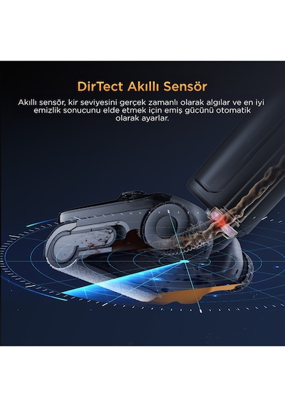 Roborock F25 Ultra Islak Kuru Akıllı Dikey Şarjlı Süpürge