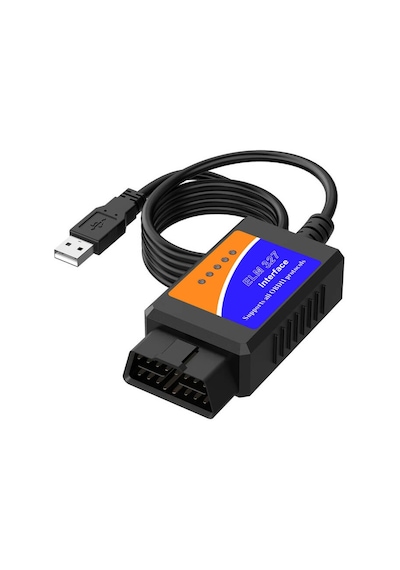 Elm327 Obd2 Kablolu Usb Girişli Araç Oto Arıza Tespit Cihazı V1.5 N11.81