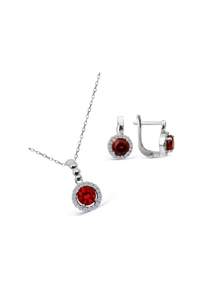 Argentum Concept - Zirkon Taşlı Gümüş Set (219325392)