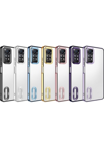 Noktaks - Xiaomi Uyumlu Xiaomi Redmi Note 12 Pro 4g - Kılıf Kamera Korumalı Tatlı Sert Omega Kapak - Derin Mor