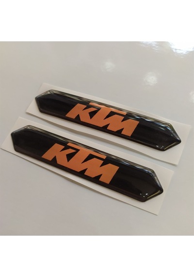 Ktm Logolu 3D Sticker 2 Adet