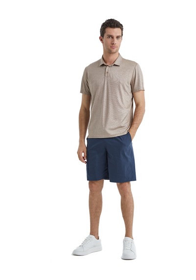Erkek Polo T-shirt 40509 - Kahverengi Kahverengi