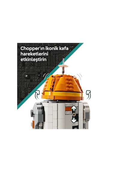 LEGO® Star Wars: Ahsoka™ Chopper (C1-10P)™ Astromech Droidi 75416 - 10 Yaş ve Üzeri Çocuklar için İnşa Edilebilen Model Yapım Seti (1039P) LEGO® Star Wars: Ahsoka™ Chopper (C1-10P)™ Astromech Droidi 75416 - 10 Yaş ve Üzeri Çocuklar için İnşa Edilebilen Model Yapım Seti (1039P)
