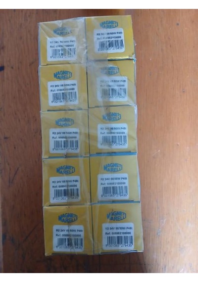 Marelli R2 24v55/50w P45t Üç Fişli Far Ampulu 10 Ad Paket