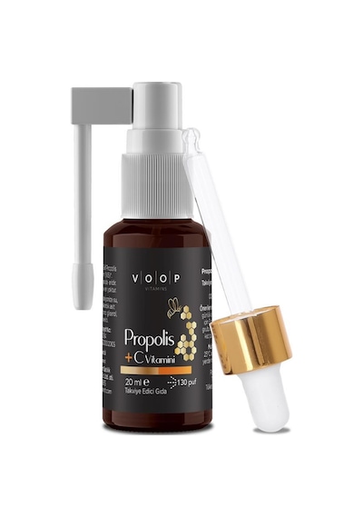 Voop Propolis C Vitamini Damlalıklı Sprey Takviye Edici Gıda 20 ML