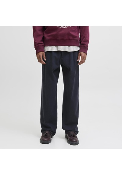 Jack & Jones Erkek Wide Leg Chino Pantalon - Bill - 12282295 Lacivert