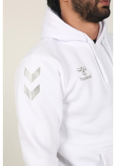 HUMMEL Armin Pamuklu Hoodie Beyaz
