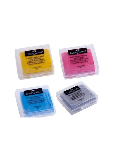 Hamur Silgi Plastik Kutulu - 4 Renk