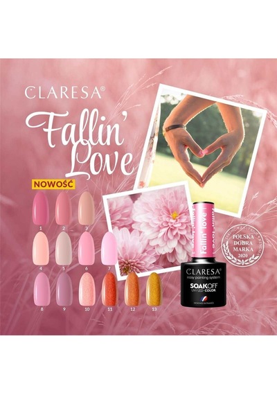 Claresa Kalıcı Oje Fallin Love Rose Gold 10 5gr