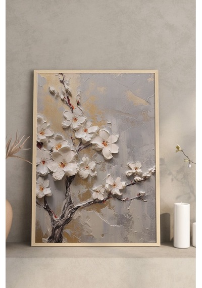 Ahşap Çerçeveli Mdf Tablo Seti Salon Ve Oturma Odası Için Çt3100 23 X 32