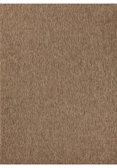 Düz Kahve Toprak Kılçık Desenli Halı - L665kabo