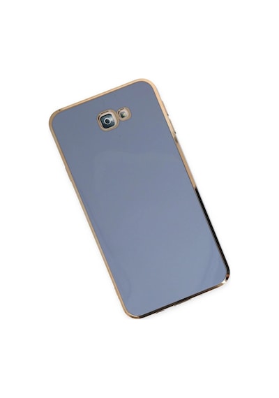 Samsung Galaxy Uyumlu J7 Prime Kılıf Volet Silikon - Mavi