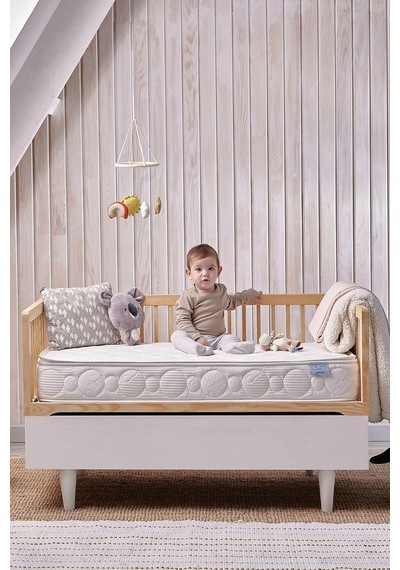 Yataş Mini Milky Comfy Yıkanabilir Pedli Pocket Yaylı Bebek Yatağı, 80x130 Cm Diğer