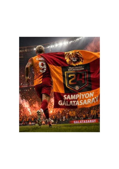Galatasaray Şampiyonluk Bayrağı 155 200 Diğer