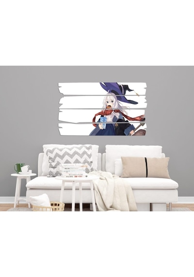 Anime Kız Cadı Mdf Tablo 0032 Model E