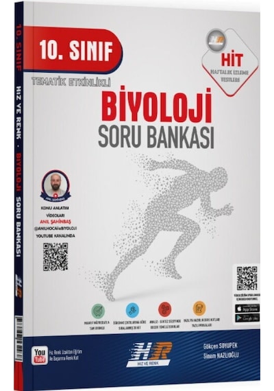 Hız Ve Renk 10. Sınıf Biyoloji Hit Soru Bankası