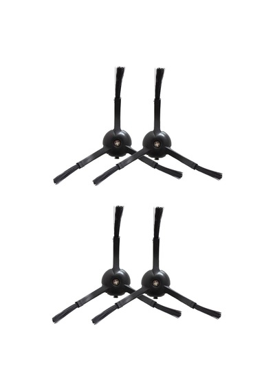 Roborock Q8 & Q8 Max Uyumlu 4 Adet Siyah Yan Fırça