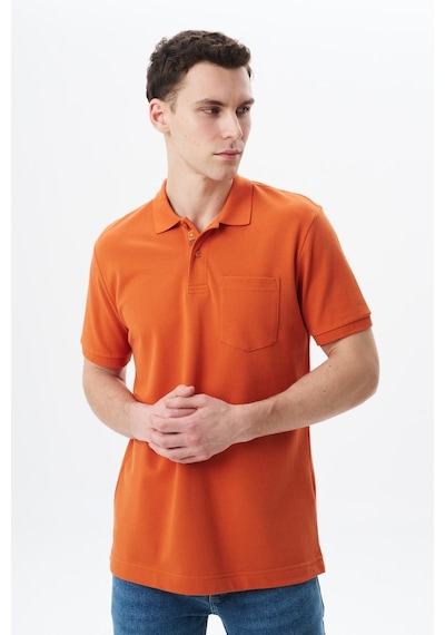 AR-MA Arma Erkek Regular Fit Basic % 100 Pamuk Pike Cepli Polo Yaka Tişört Y29374355502 Pembe